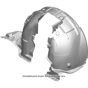 Front right fender liner Chevrolet Volt 16-