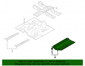 Front left underbody protection Hyundai Sonata 11-15 tears