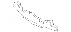 Rear Bumper Absorber Hyundai Elantra UD 11-13 prerest
