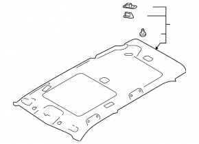 Subaru Forester 19-24 SK Ceiling Trim