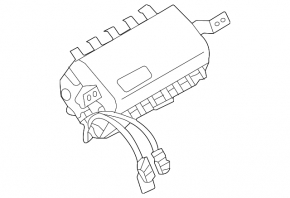 Mitsubishi Outlander 22-25 passenger airbag in the dashboard