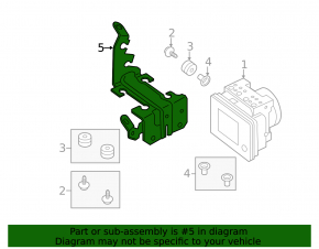 ABS bracket ABS Mazda 3 14-18 BM