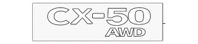 Mazda CX-50 23-25 AWD tailgate emblem
