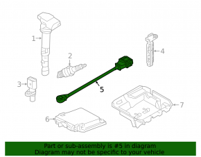 Knock Sensor Audi A6 C7 16-18 3.0T CREC