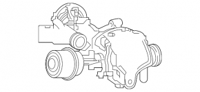 Infiniti QX30 17-18 Type 1 Water Pump