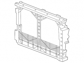Radiator shroud plastic Chevrolet Volt 16-
