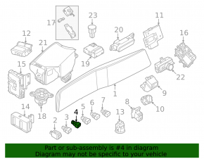 Nissan Ariya 23-25 Head-Up Display Switch