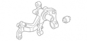 Rear right axle shaft Audi Q3 15-18 FWD
