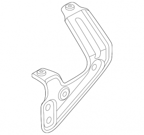 Front right rear fender bracket for BMW 5 G60 24-25
