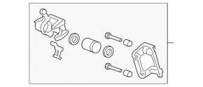 Rear right caliper Honda CRV 12-16