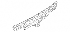 Rear bumper central mount for BMW X6 G06 20-25