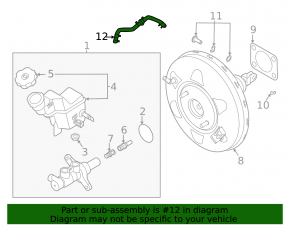 Kia K5 21-24 1.6T Vacuum Booster Tube