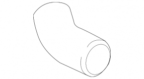 Intercooler pipe, left upper, Audi A3 22-26