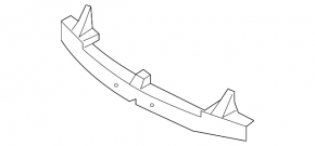 Front Bumper Absorber Infiniti G35 4d 06-08