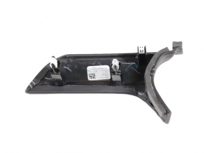 Jeep Grand Cherokee WL 21-25 upper left front panel trim, black leather, white stitching