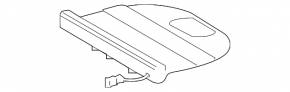 Airbag passenger knee right airbag in the seat bottom of the Lexus RX350 RX450h 16-22