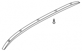 Longitudinal roof rail left Kia Niro 23-