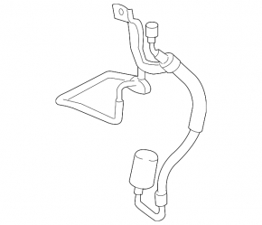 Lexus RX400h 06-07 air conditioning condenser-compressor hose