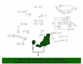Rear left axle Audi A4 B8 08-16 AWD