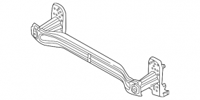 Front Bumper Reinforcement Porsche Cayenne 958 11-17