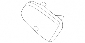 Mercedes W167 GLE 350 450 20-23 Front Bumper Tow Hook Cap Upper Part AMG pkg