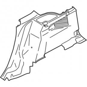 Arch trim right Ford C-max MK2 13-17 black Energi