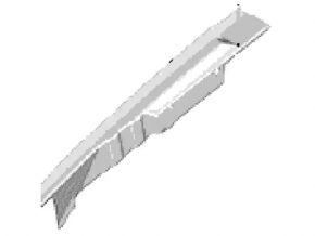 Seal wing hood-wing left Lincoln MKZ 13-16