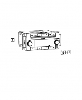 Chrysler 200 Radio Tape 11-14