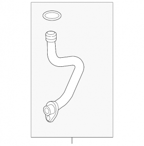 VW Jetta 19-26 1.4T Turbo Oil Return Line