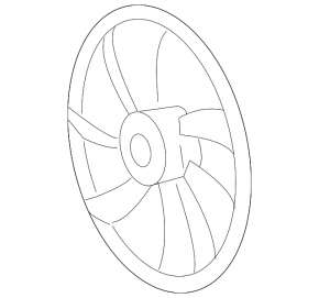 Cooling Fan Impeller Right Lexus ES350 13-18