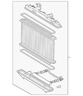 Lexus ES350 07-12 Water Cooling Radiator