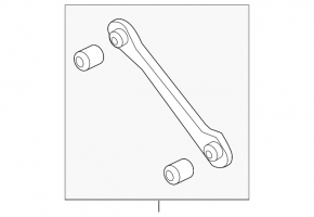 Rear left transverse control arm VW Jetta 11-18 USA