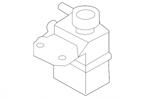 Cooling expansion tank DEGAS small Nissan Leaf 11-12 with cover