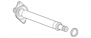 Intermediate shaft Mercedes CLA 250 14-19