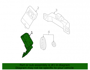 KEYLESS CONTROL MODULE Nissan Maxima A36 16-23