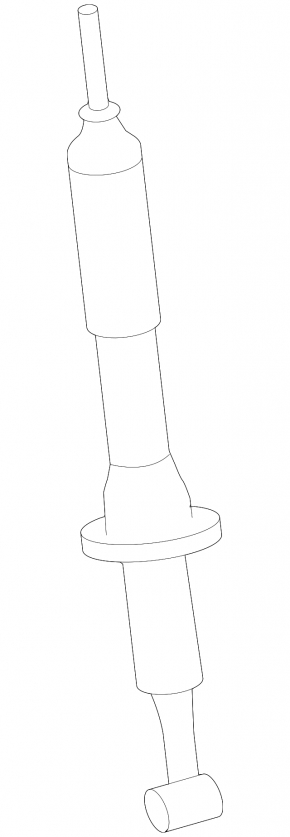 Front right shock absorber for Toyota FJ Cruiser 10-14 RWD
