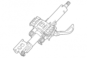 Steering column Nissan Rogue 21-23 JP built