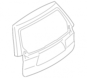 Boot door bare Subaru Forester 14-18 SJ electric