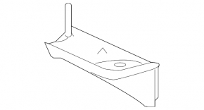 Mudguard threshold rear right Lexus UX200 UX250h 19-