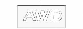 Emblem inscription AWD tailgate Infiniti QX50 19-20