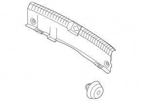 Hyundai Sonata 20-23 Trunk Door Trim