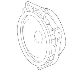 Speaker rear left Lexus RX350 RX450h 16-22