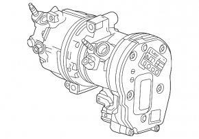 Chevrolet Equinox EV 24-26 air conditioning compressor