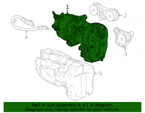 Chevrolet Equinox EV 24-26 air conditioning compressor