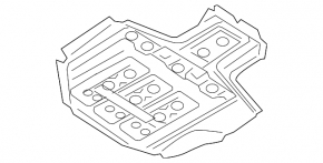 Battery tray Audi A4 B8 08-16