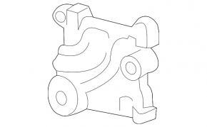 Right engine mount bracket Porsche Macan 15-18 3.0T, 3.6T