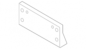 Lincoln Nautilus 19-21 Front License Plate Area