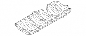Oil deflector BMW X5 G05 19-23 3.0T B58B30C