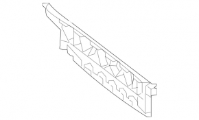 Mercedes CLA 14-19 USA rear bumper center mount