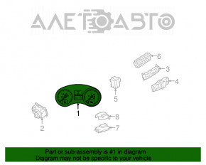 Instrument cluster Mercedes W164 ML